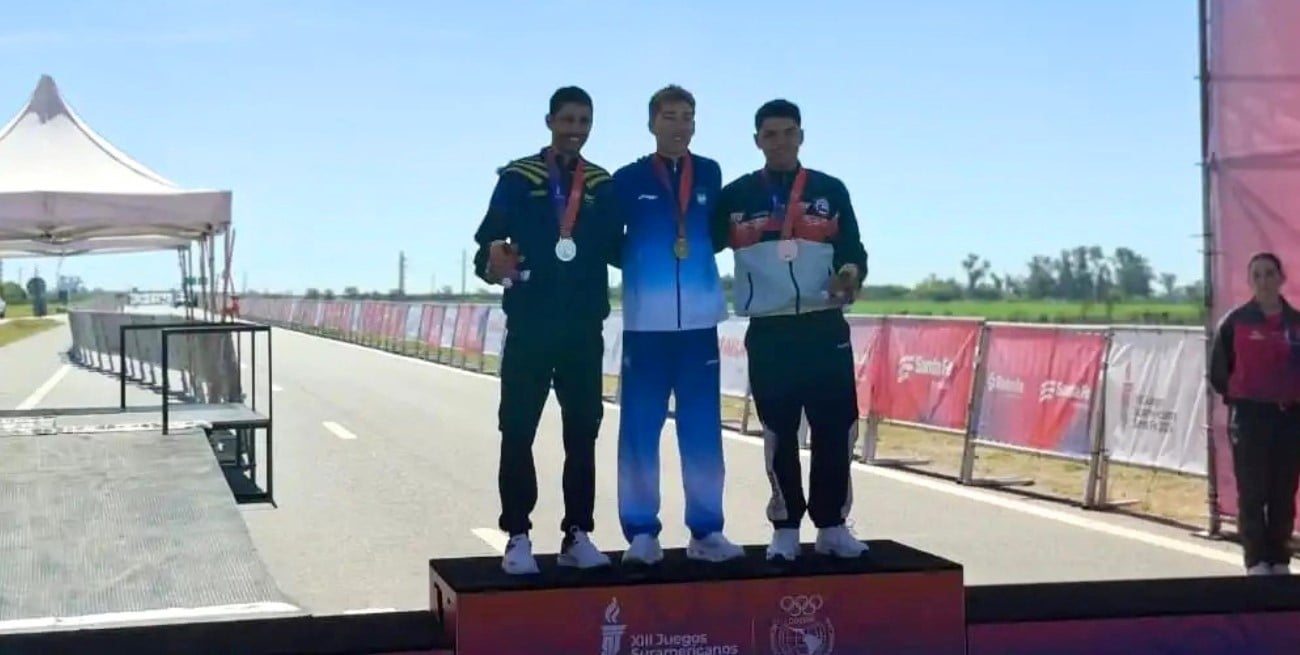 Kalejman ganó la medalla de oro en Ciclismo de Ruta y Dibella fue bronce en Rafaela