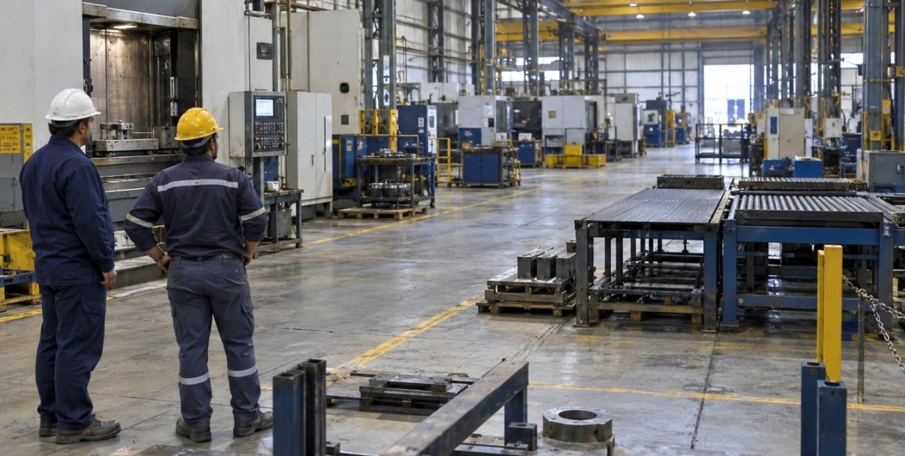 La industria argentina se estabiliza en un piso bajo de su capacidad de producción