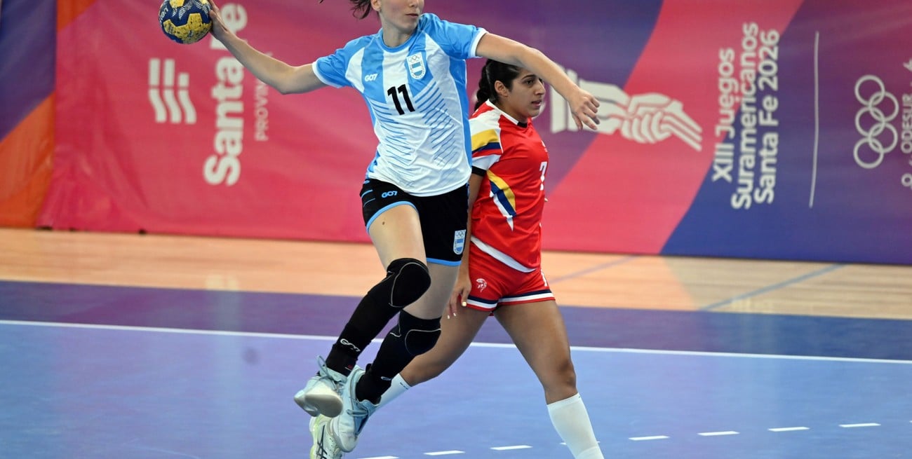 Handball femenino: "La Garra" debutó con una contundente victoria ante Colombia