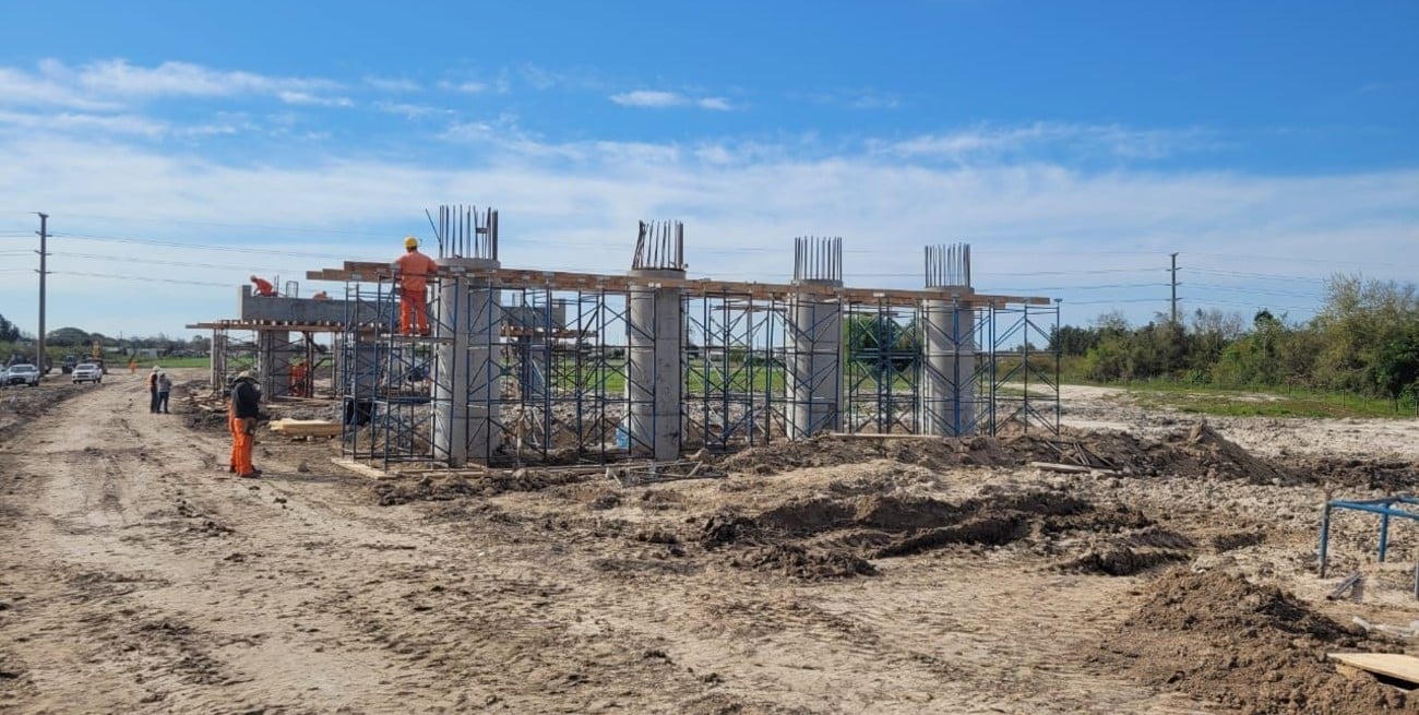 Tercera Vía Reconquista-Avellaneda: completaron el pilotaje del puente sobre el arroyo El Rey