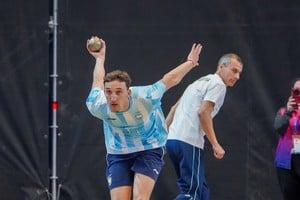 Hecker, durante la definición del Volo Individual Masculino. Crédito: Fernando Nicola.