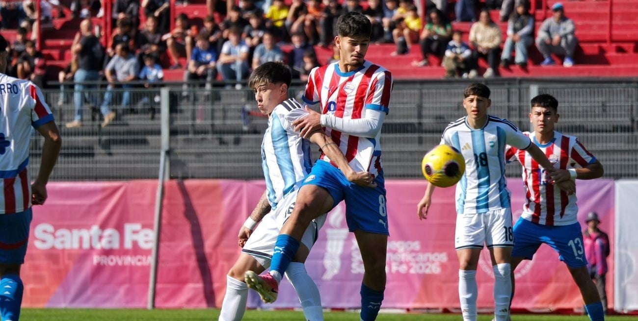 Juegos Suramericanos: Argentina perdió 2-1 ante Paraguay en su debut en Rosario