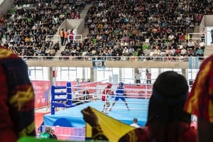 El público acompaña las competencias y las propuestas culturales de los Juegos Suramericanos.