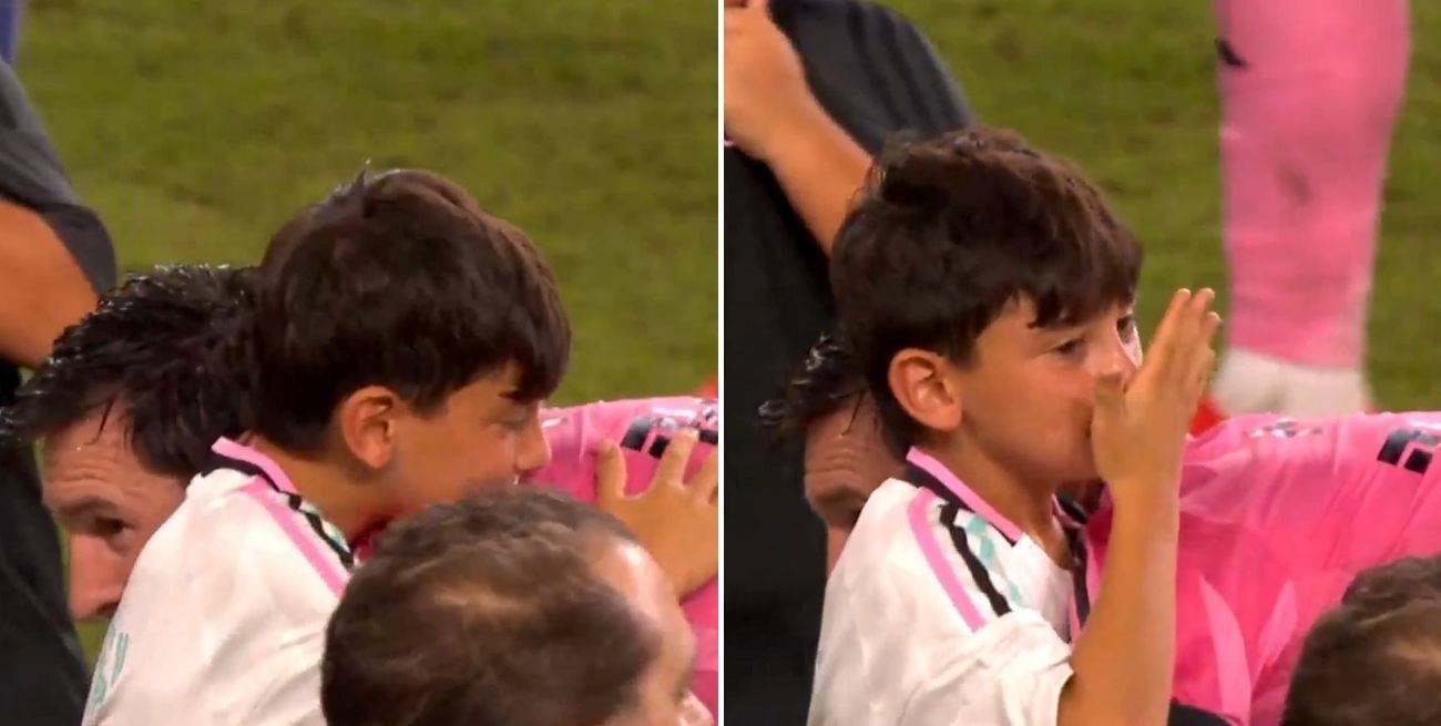 Ciro Messi protagonizó un divertido momento con Lionel Messi después del título del Inter Miami