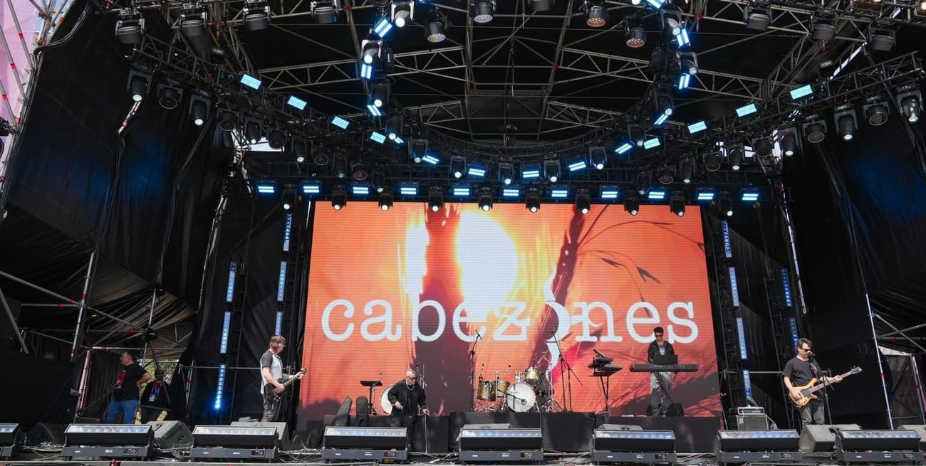 Cabezones en el Fan Fest: “Cuando veníamos de chicos al Parque del Sur nunca hubiésemos imaginado todo esto”