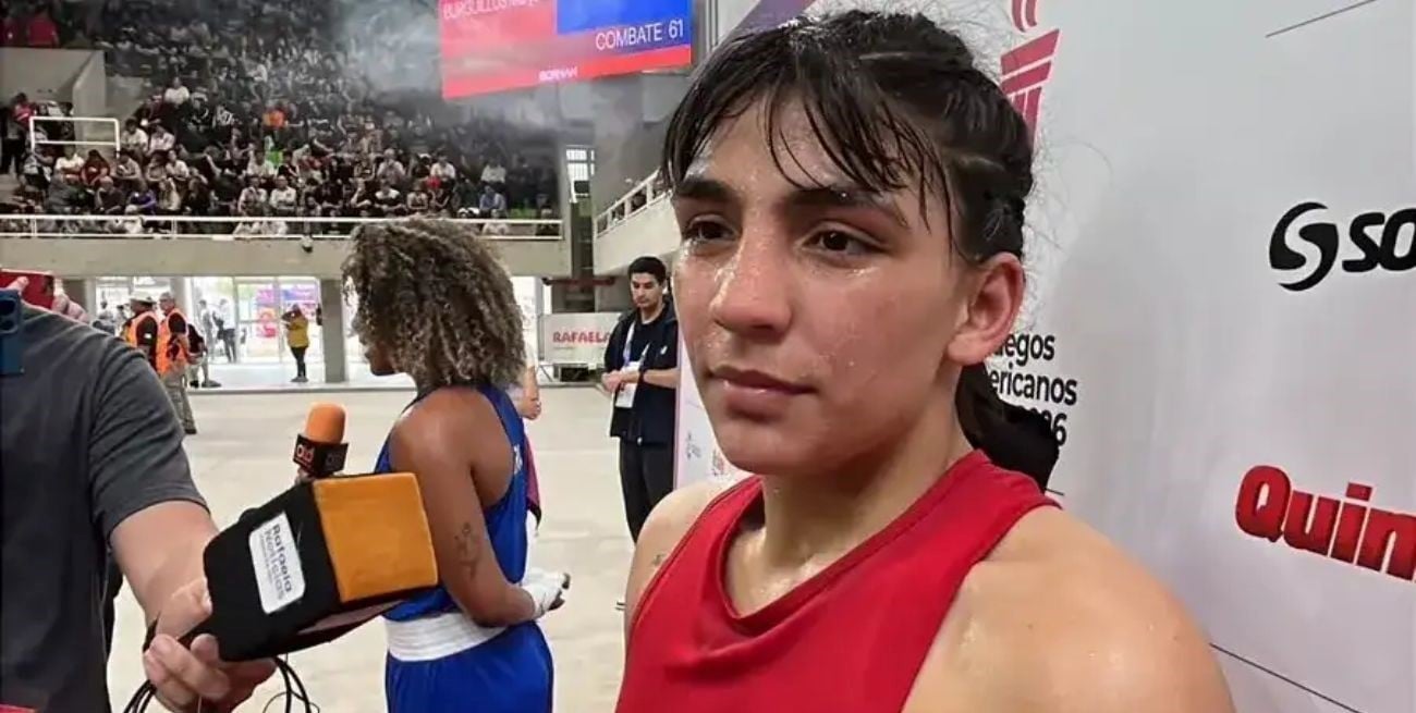 La rafaelina Lucía Muello logró la medalla de plata en una ajustada final de boxeo