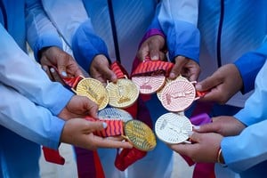 Las medallas de los Suramericanos.
