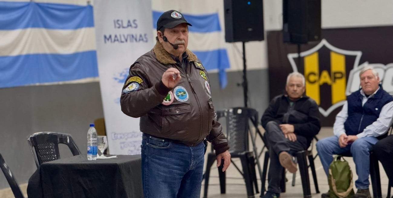 Malvinas en primera persona: Owen Crippa brindó dos charlas en Pilar