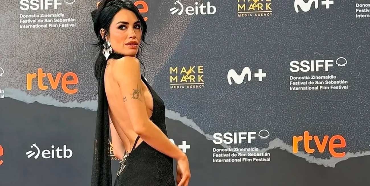 Lali Espósito deslumbró en la gala del festival de San Sebastián 