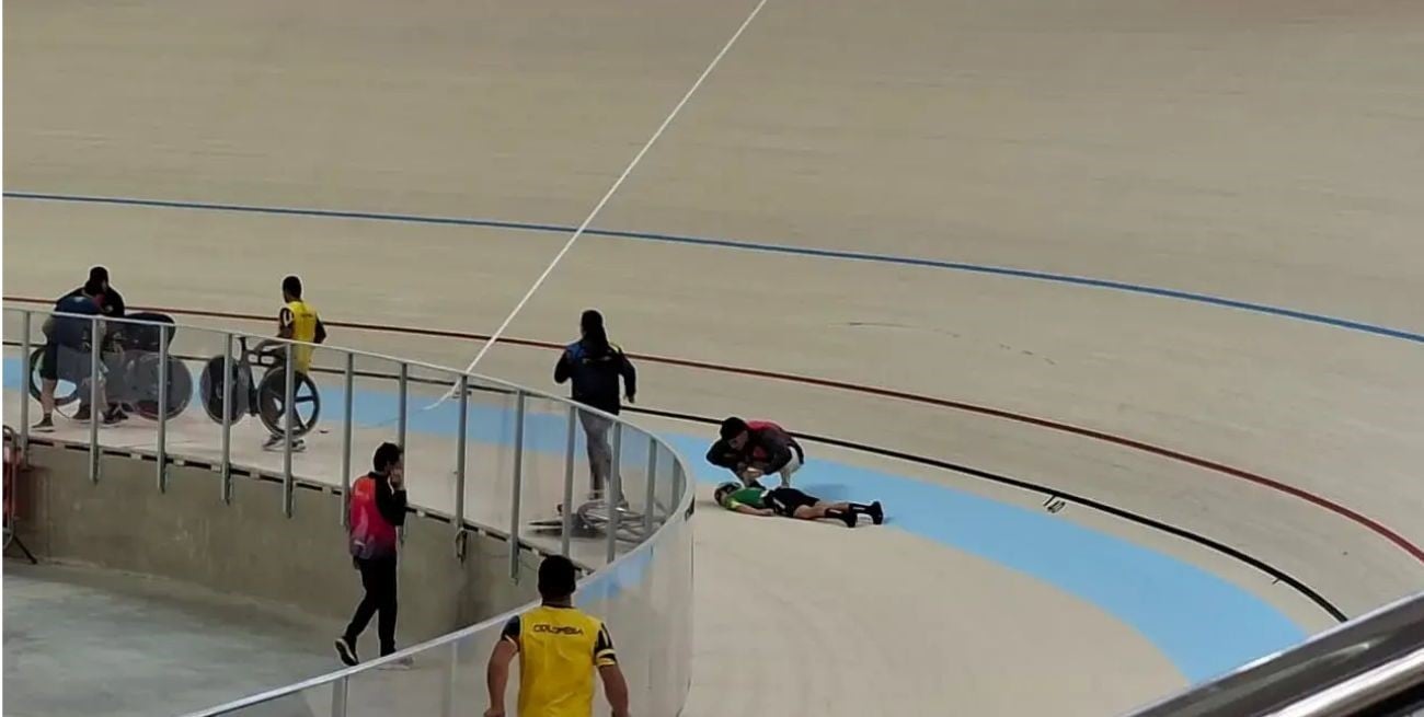 Juegos Suramericanos Santa Fe 2026: impactante caída de tres ciclistas en Rafaela