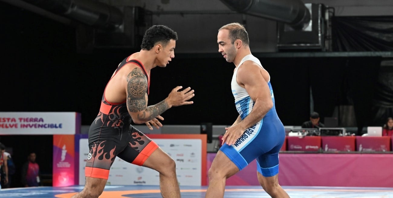 Arsen Julfalakyan, argentino nacido en Armenia, ganó el oro en Lucha Grecorromana