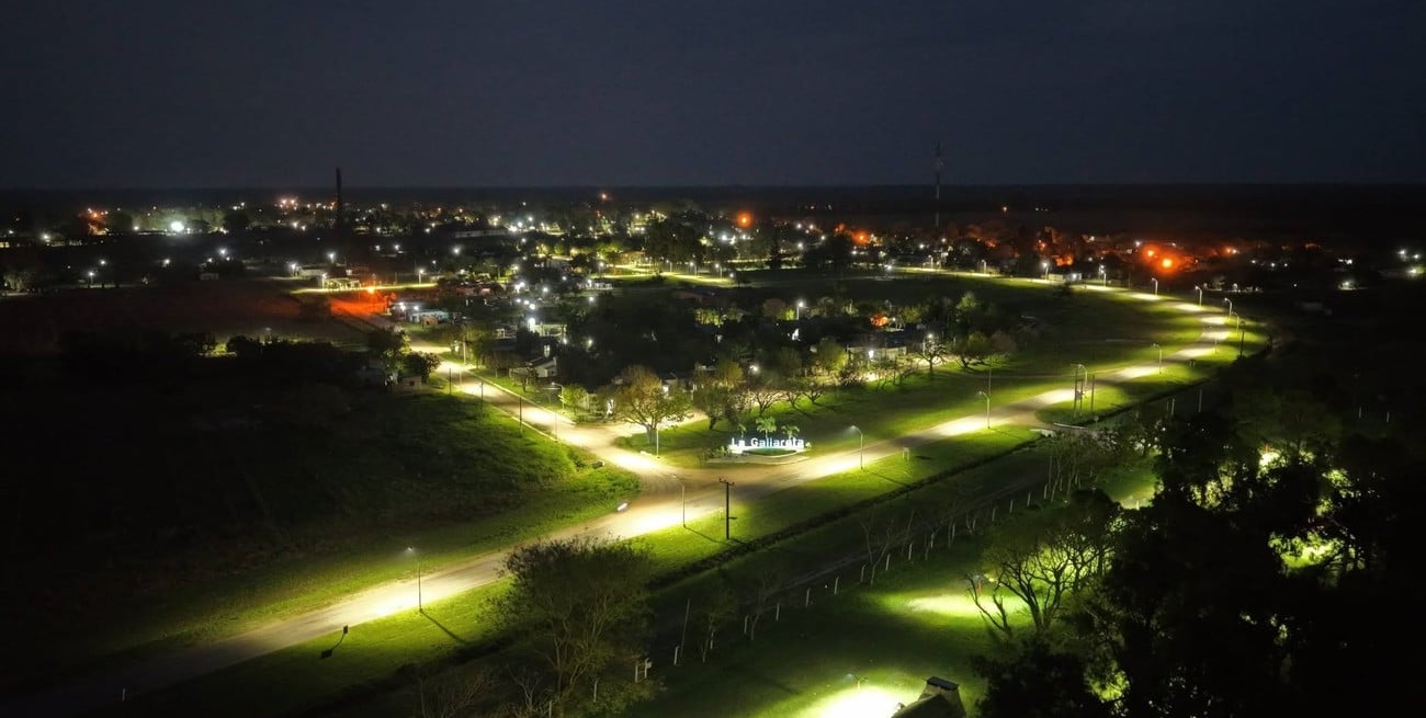 La Gallareta renovó la iluminación del barrio San Roque con una inversión de más de $13 millones