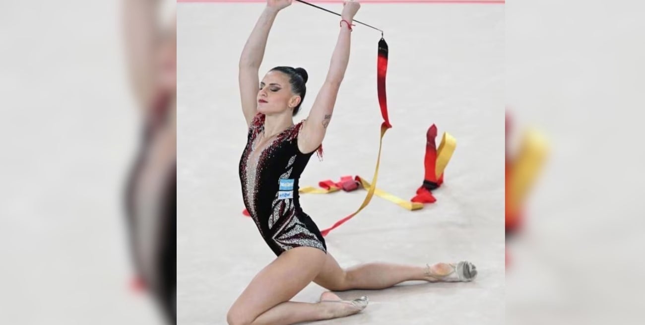 La argentina Celeste D’Arcángelo ganó el bronce en gimnasia rítmica en los Suramericanos