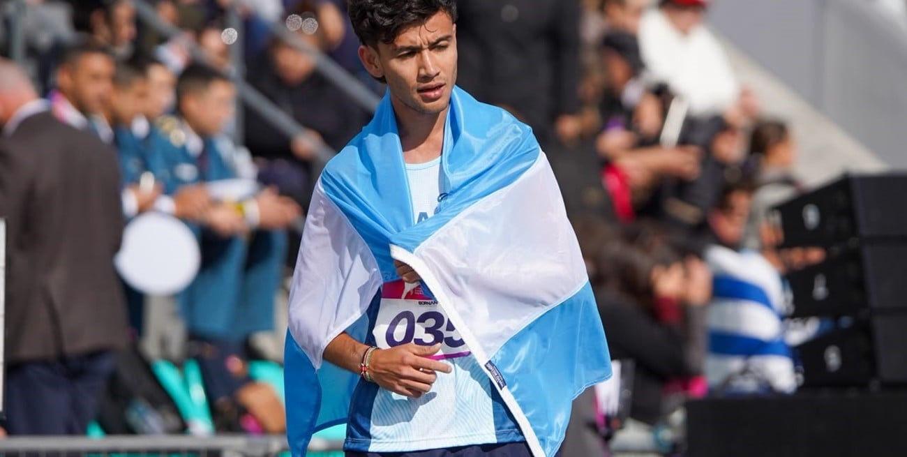 Argentina sumó plata en la prueba de 10.000 metros en el inicio del atletismo en los Suramericanos